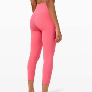 Pink Guava Lululemon Aligns Size 0.